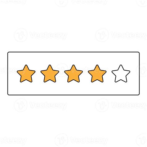 Star Review Rating Illustration Icon Png