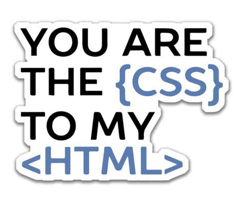 Html And Css Sticker Realshope