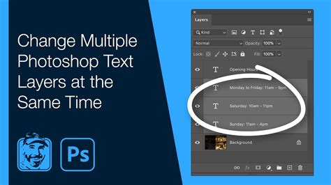 Change Multiple Photoshop Text Layers At Same Time Youtube