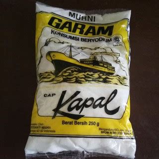 Jual GARAM Cap KAPAL Beryodium 250gr Shopee Indonesia