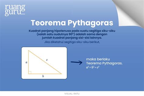 Rumus Teorema Pythagoras Sejarah Contoh Soal