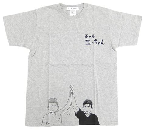 駿河屋 桜木花道＆三井寿 炎の男 三っちゃんtシャツ グレー Sサイズ 「slam Dunk スラムダンク 」 （tシャツ）