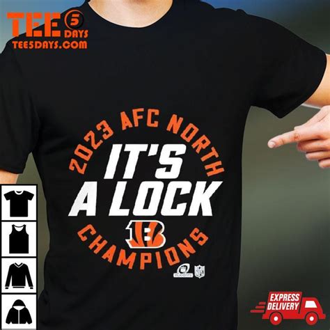 Cincinnati Bengals It S A Lock Afc North Champions T Shirt