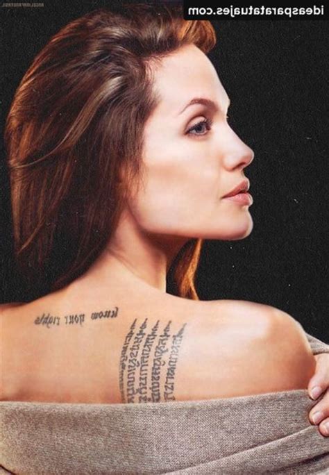 Tatuajes Angelina Jolie Significado