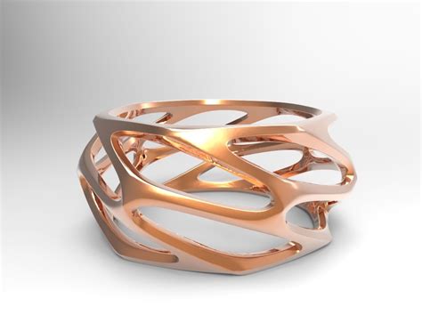 Download Free Stl File Parametric Ring • Model To 3d Print ・ Cults