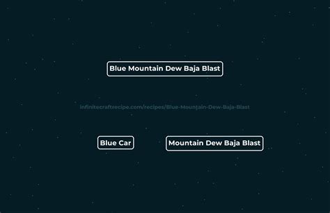 🌊🏔️🍹 Blue Mountain Dew Baja Blast recipe - How to make Blue Mountain ...