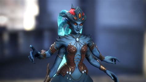 Elena Art Queen Azshara World Of Warcraft Fanart 3d