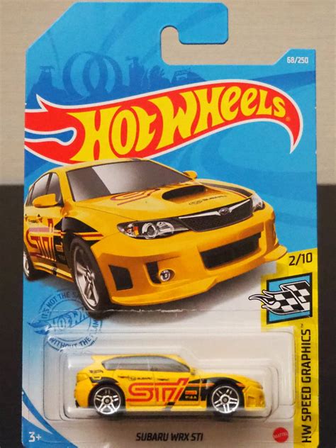 Yahoo オークション HOT WHeeLs SUBARU WRX STi WORKS 黄 スバル イ