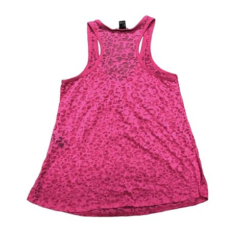 Hot Pink Cheetah Print Tank Top Early S Depop