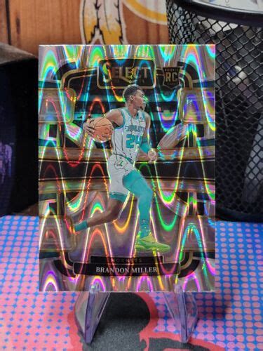 Panini Select Brandon Miller Concourse Tectonic Silver Prizm