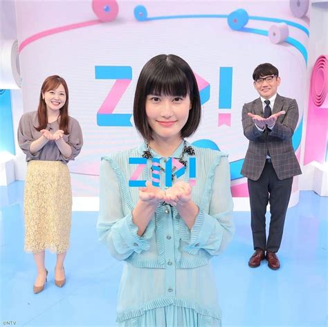 Zipさんのインスタグラム写真 Zipinstagram「今朝のゲストは橋本愛さん💕 きょうはきれいな海の映像をたっぷりとお届けし