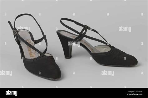 Pair Of Evening Shoes For Evening Events Women Wore Slingback Style Shoes They Were Often