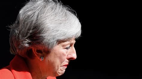 Theresa Mays Resignation Tears Put Her In Esteemed Company — Quartz