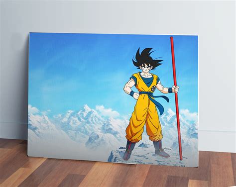 Cuadro 261 Goku Dragon Ball Z 5070 Mdf Memoestampados Memo Estampados