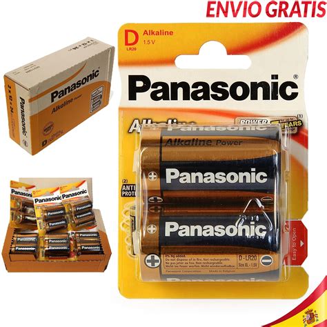 Pilas Panasonic Alkaline Power D D Lr Lr V Pilas Alcalinas De