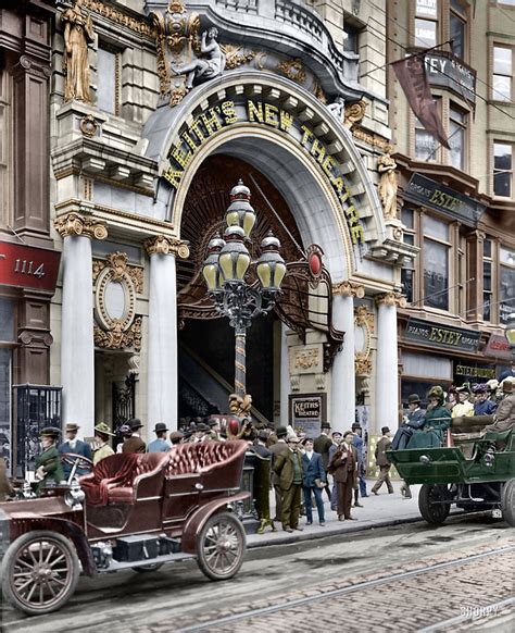 Shorpy Historic Picture Archive Keiths New Theatre Colorized 1907