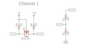 Bidirectional Level Shifter Schematic