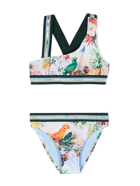 Molo Set Bikini Nicola Con Stampa Farfetch