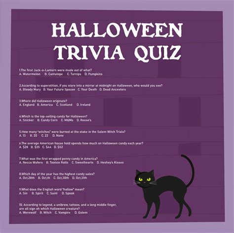 Best Printable Halloween Trivia Questions Printablee Hot Sex Picture