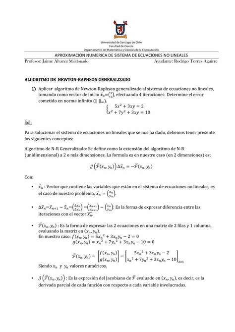 Pdf Algoritmo De Newton Raphson Generalizado Dokumen Tips