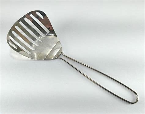 Vintage Slotted Spoon Frying Spoon Frying Spatula Vintage Etsy Cooking Utensils Vintage