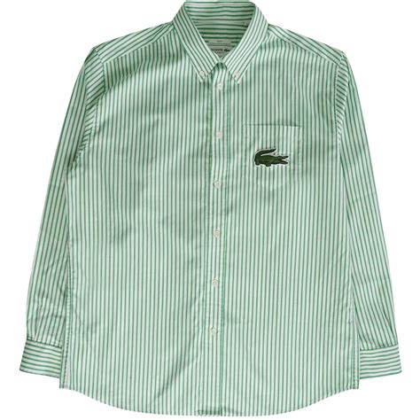 Lacoste Unisex Relaxed Fit Striped Shirt CH6410 737