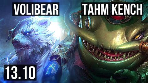 Volibear Vs Tahm Kench Top Legendary Tr Diamond