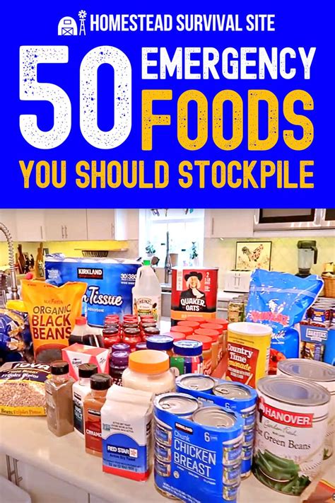 50 Emergency Foods You Should Stockpile Artofit