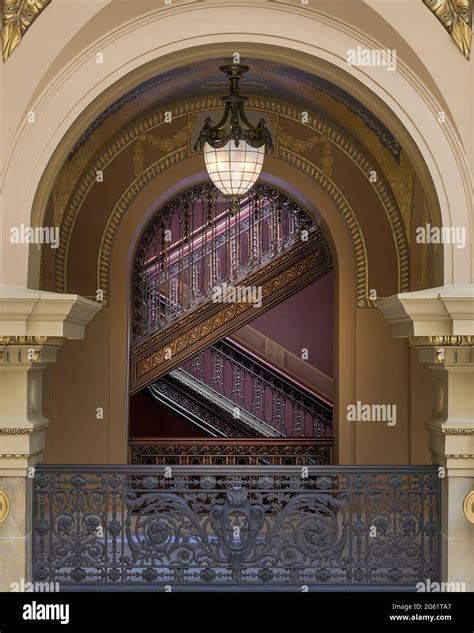 Interior Stairs Staircase Arch Hi Res Stock Photography And Images Alamy