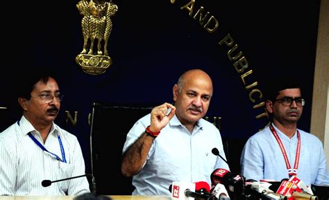 Delhi Deputy Chief Minister Manish Sisodia Addresses A Press Conference