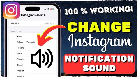 Change Instagram Notification Sound On IPhone NEW METHOD YouTube