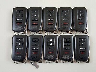 UNLOCKED ORIGINAL LOT OF 10 LEXUS NX LX 15 20 OEM SMART KEY LESS REMOTE