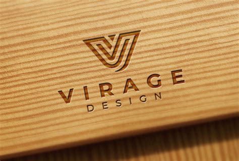 Logo Mockup - Laser cutting engraved logo on wood By Smart Works ...