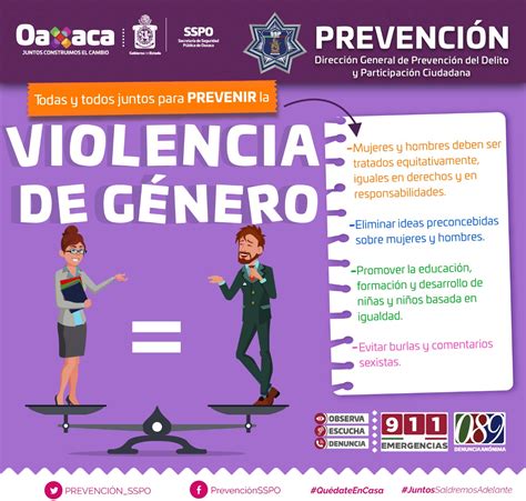 Prevención Sspo On Twitter Prevenir La Violencia De Género Es Tarea