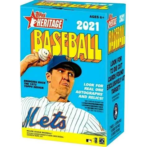 Mlb Topps Heritage Baseball Exclusive Trading Card Mega Box