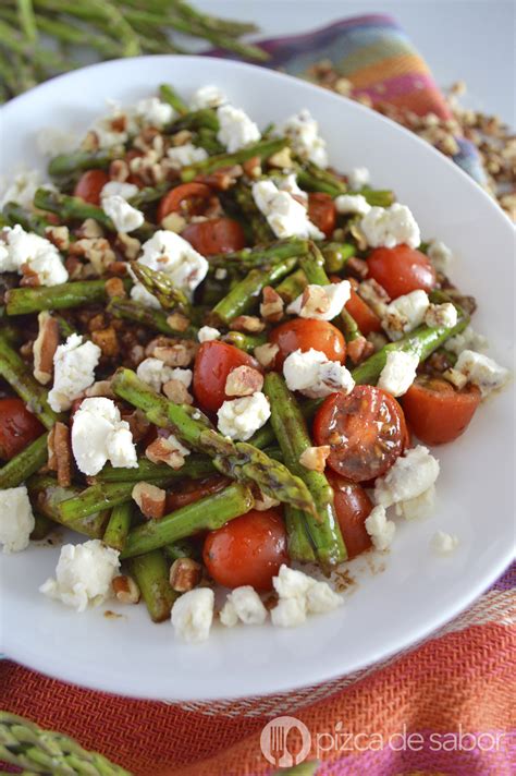 Ensalada De Esp Rragos Al Bals Mico Pizca De Sabor