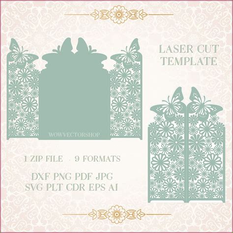 Wedding Invitation SVG Files