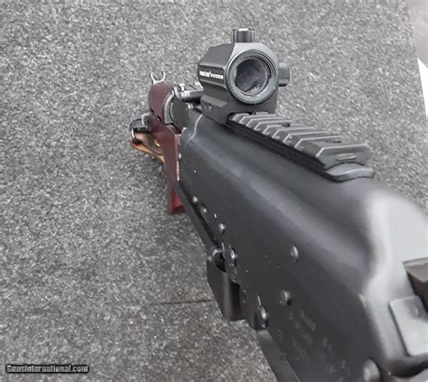 Century Arms Draco Nak9 Custom Wood Work W Red Dot And Muzzle Brake