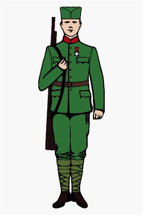 Serbian Soldier Ww1 - Clip Art Transparent Ww1 Soldiers, HD Png ...