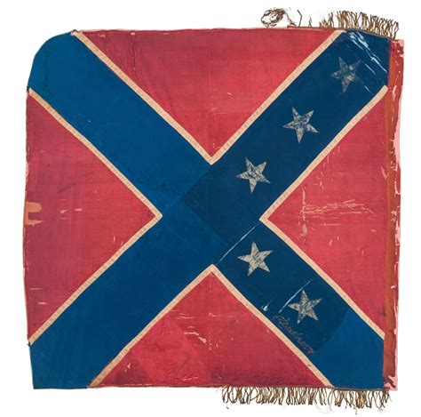 Confederate Flag Sewn By Constance Cary Reverse Encyclopedia Virginia