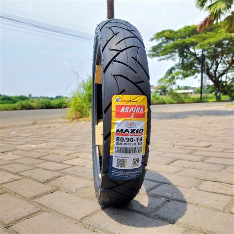 Jual Aspira Maxio Rapido 80 90 14 Ban Motor Tubeless Free Pentil