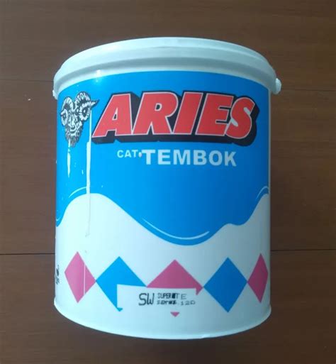 Cat Tembok Aries Biru Super White Lazada Indonesia