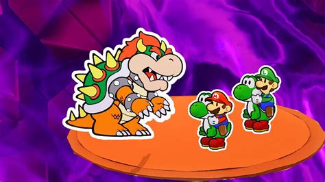 Bowser Teams Up With Mario Luigi In Paper Mario The Origami King