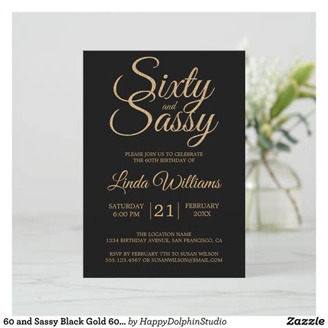 60th Birthday Party Invitations Birthday Party Celebration Birthday Parties Birthday Woman