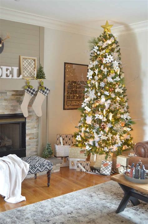 Neutral Christmas Decor At Home With The Barkers