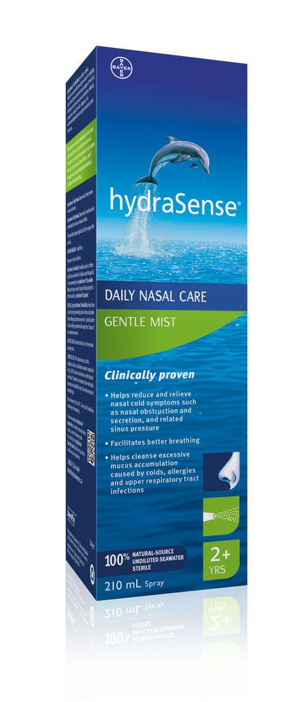 Hydrasense Hydrasense Gentle Mist Nasal Spray Daily Nasal Care Fast