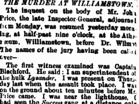 A Record Year Of Executions At Old Melbourne Gaol Saw Hangman John