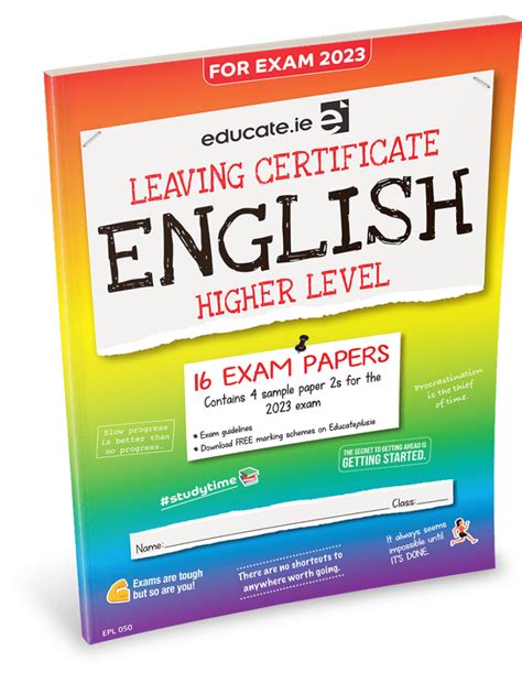 Leaving Cert English Higher Level 2025 Exam Papers Educate MidlandBooks