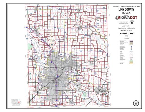 Linn County Iowa Map Table Rock Lake Map