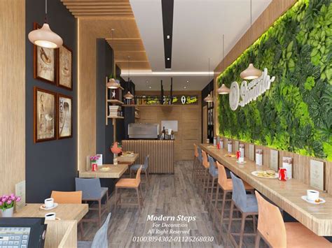 Small Restaurant Design On Behance Modern Restaurant Design